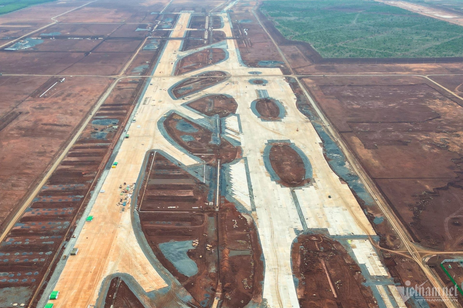 Runway at Long Thanh Airport