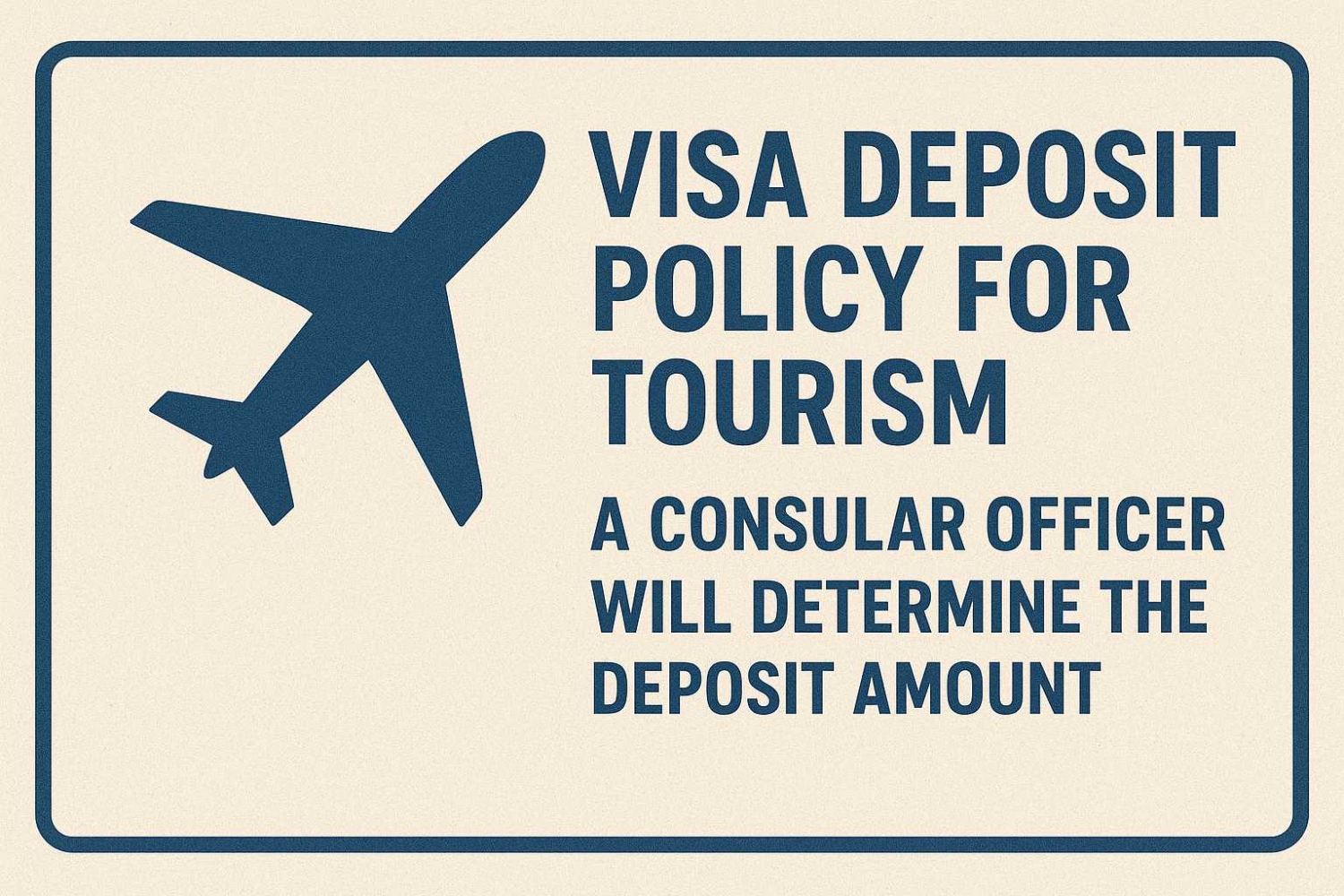 visa deposit policy compressed
