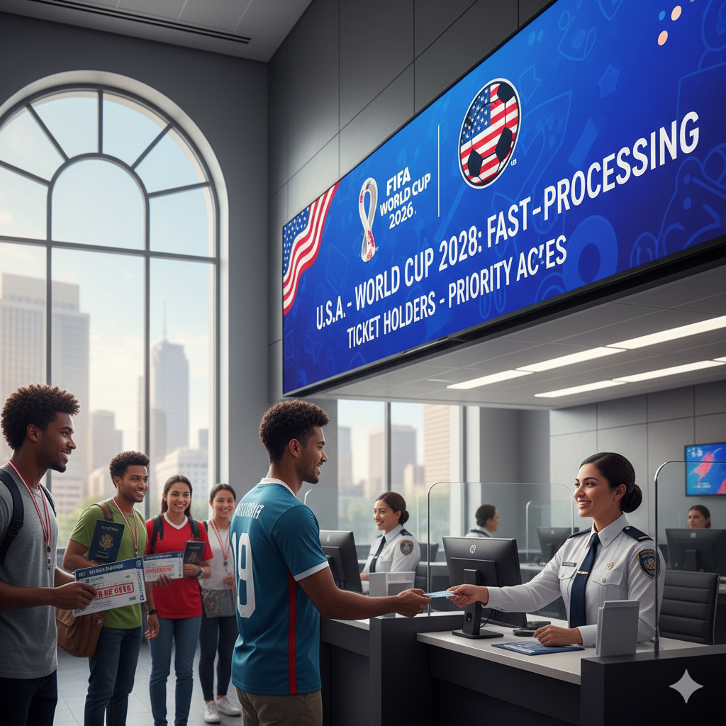U.S. Implements Fast-Track Visa Processing for World Cup 2026 Ticket Holders