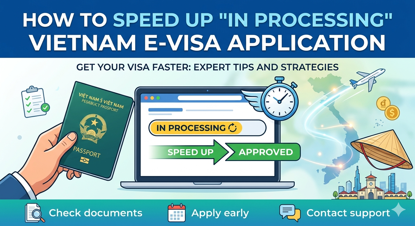 How To Speed Up “In Processing” Vietnam E- Visa Application